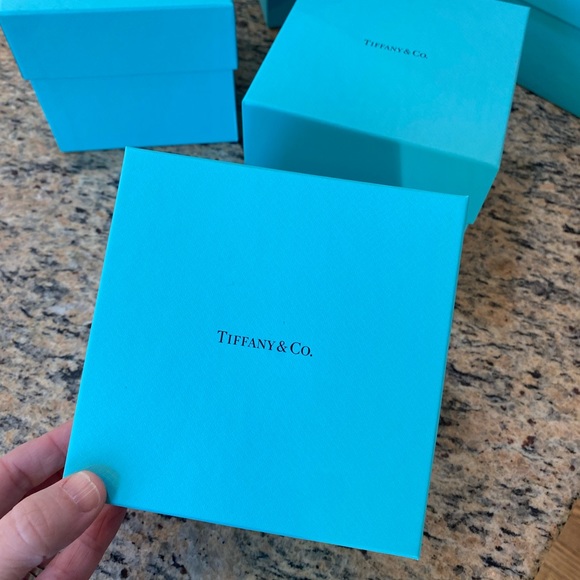 Tiffany keepsake boxes. Perfect condition. 5 inches by 5 inches. - Picture 2 of 3